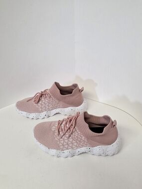 Nurse Babes Pink Knit Comfort Sneakers Women’s Size 10.5 #0305